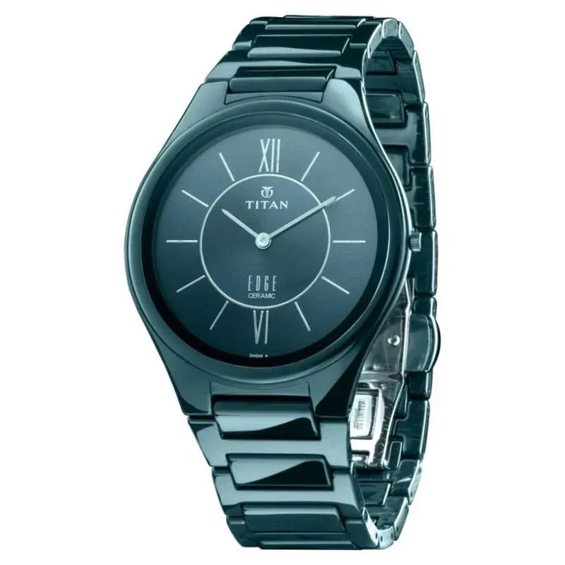 Titan Slimmest Ceramic Blue Dial Men’s Watch | 1696QC03